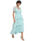 Women's Tiered Chiffon Midi Dress