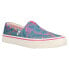 Фото #2 товара TOMS Alpargata Fenix Palms Slip On Womens Blue, Green, Pink Sneakers Casual Sho