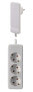 Bachmann 933.015 - 1.6 m - 3 AC outlet(s) - Indoor - Type F - White - VDE