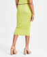 Фото #2 товара Women's Textured Knit Midi Skirt, Created for Macy's