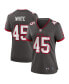 Фото #1 товара Women's Devin White Pewter Tampa Bay Buccaneers Game Jersey