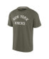 Фото #1 товара Fanatics Unisex Signature Olive New York Knicks Elements Super Soft Short Sleeve T-Shirt