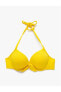 Фото #1 товара 3sak10016bm Sarı 170 Kadın Elastan Swimwear Bikini Üst