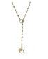 ფოტო #1 პროდუქტის 14k Gold Filled Stones Handwrapped Single Delight Necklace