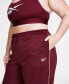 Фото #4 товара Plus Size Pull-On Drawstring-Waist Tricot Pants