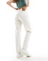 Levi's 501 straight fit crop jeans in white