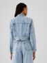 Фото #2 товара Cropped Studded Icon Denim Jacket