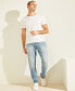 Фото #5 товара Men's Faded Slim Tapered Jeans