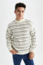 Фото #1 товара Свитер Defacto Striped Oversize