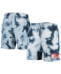 ფოტო #2 პროდუქტის Men's Royal Philadelphia 76ers Fleece Tie-Dye Shorts