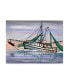 Фото #1 товара Patrick Sullivan Shrimper Out Canvas Art - 19.5" x 26"