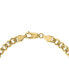 ფოტო #3 პროდუქტის EFFY® Men's Black Spinel Cluster Plate Link Bracelet (2-3/8 ct. t.w.) in 14k Gold-Plated Sterling Silver