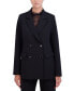 ფოტო #1 პროდუქტის Women's Double-Breasted Blazer