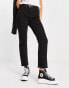 Levi's 501 crop jean in black