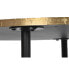 Фото #4 товара Кофейный столик DKD Home Decor Glamour Чёрный Позолоченный Деревянный Металл 85 x 85 x 45 cm