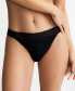 Фото #2 товара Women's Cotton Blend Lace-Trim Thong Underwear, Created for Macy's