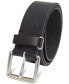 Фото #2 товара Men's Leather Belt with Keeper Ring