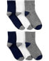 Фото #2 товара Kid 6-Pack Crew Socks 8-14