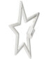 Silver-Tone Open Star Pin