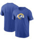 ფოტო #1 პროდუქტის Men's Royal Los Angeles Rams Primary Logo T-shirt