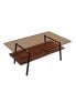 Фото #9 товара Modern Brown Glass Coffee Table