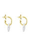 Фото #2 товара Original hanging bicolor earrings Luah 1003601400