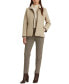 Women's Faux-Sherpa-Collar Quilted Coat