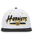 Men's White, Black Alabama State Hornets Sea Snapback Hat