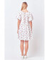 ფოტო #7 პროდუქტის Women's Floral Cotton Embroidered Dress