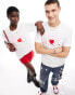 Фото #2 товара Nike unisex heart and sole graphic t-shirt in white