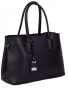 Women´s leather handbag Donna Black