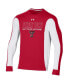 ფოტო #1 პროდუქტის Men's Red Texas Tech Red Raiders On-Court Shooter Bench Long Sleeve T-shirt