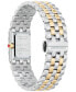 ფოტო #6 პროდუქტის Salvatore Women's Swiss Two-Tone Stainless Steel Bracelet Watch 19x30mm