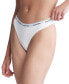 Фото #2 товара Women's Modern Logo Low-Rise Thong Underwear QD5043