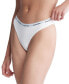 Women's Modern Logo Low-Rise Thong Underwear QD5043