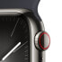 Apple Watch Series 9 GPS+ Cellular 41 mm Edelstahlgehäuse Graphit Sportarmband