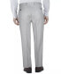 Фото #2 товара Tallia Men's Slim-Fit Gray Tic Suit Pants Light Grey Size 34W x 32L