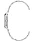 ფოტო #2 პროდუქტის Women's Three Hand Quartz Silver-Tone Alloy Link Bracelet Watch, 24mm