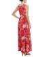 ფოტო #2 პროდუქტის Petite V-Neck Sleeveless Maxi Dress