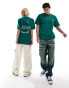 Фото #1 товара Dickies cascade lock short sleeve back print t-shirt in dark green- exclusive to asos