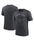 Фото #2 товара Men's Heathered Charcoal Miami Marlins Authentic Collection Tri-Blend Performance T-shirt