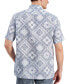 Фото #2 товара Men's Linen Bandana-Print Short-Sleeve Shirt, Created for Macy's