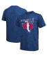 ფოტო #1 პროდუქტის Men's Threads Royal Texas Rangers 2023 World Series Champions Local State of Mind Tri-Blend T-shirt
