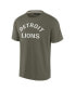 Men's and Women's Olive Detroit Lions Elements Super Soft Short Sleeve T-Shirt