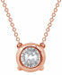 ფოტო #5 პროდუქტის Certified Lab Grown Diamond Solitaire 18" Pendant Necklace (3 ct. t.w.) in 14k Gold