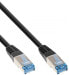 Фото #1 товара InLine Patch cable - Cat.6A - S/FTP - TPE flexible - black - 5m