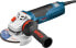 Bosch Professional Angle Grinder GWS 19-125 CI (Disc Diameter 125 mm, Includes Mounting Flange, Two-Hole Wrench, Box) + 5-Piece Diamond Dry Drill Bit Dry Speed Best for Ceramic Set (for Ceramics,