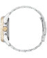 ფოტო #2 პროდუქტის Eco-Drive Men's Chronograph PCAT Two-Tone Stainless Steel Bracelet Watch 43mm