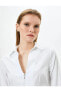 Kadın Uzun Kol Gömlek 4sak60239pw Beyaz