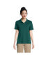 Фото #1 товара Women's School Uniform Tall Short Sleeve Interlock Polo Shirt